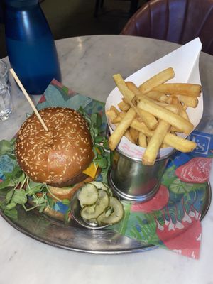 Vegan Burger  at Bill's in Brighton