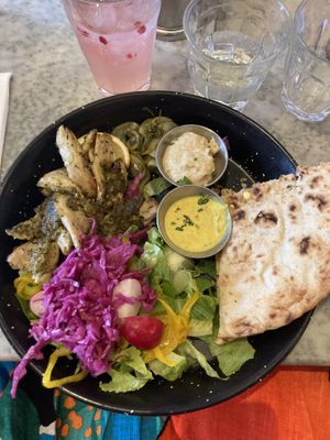 Vegan shawarma   at Bill's in Brighton