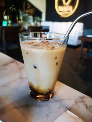 Iced Oat Latte at H Hotel El Nido in El Nido