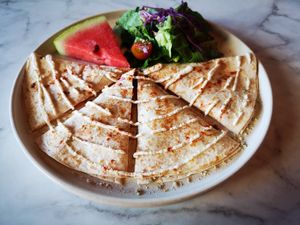 Beyond Meat and Black Bean Quesadilla at H Hotel El Nido in El Nido