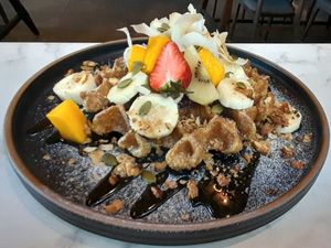 Breakfast - Gluten Free Waffle at H Hotel El Nido in El Nido
