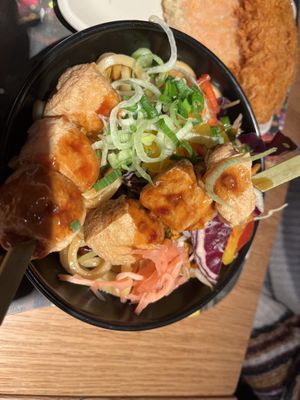 Sticky Yaki Tofu #Veganuary at Marugame Udon in Reading