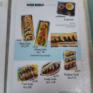 Sushi at dine & shop in Lalitpur