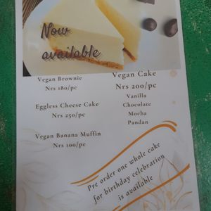 Baked goodies at dine & shop in Lalitpur