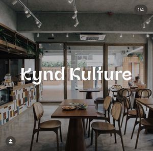 Space inside the Restaurant   at Kynd Kulture in Bangkok