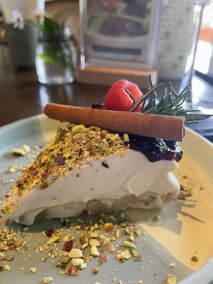 Cheesecake no bake cream cheese  #Veganuary at Kynd Kulture in Bangkok