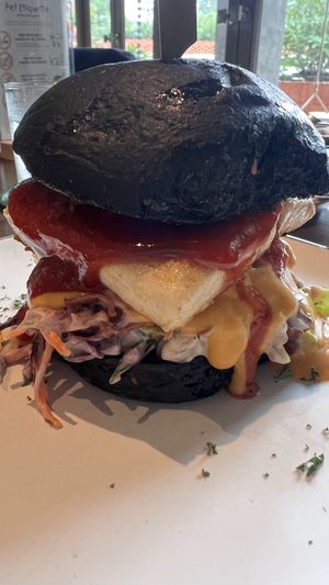 Tofu tzatziki burger  at Kynd Kulture in Bangkok