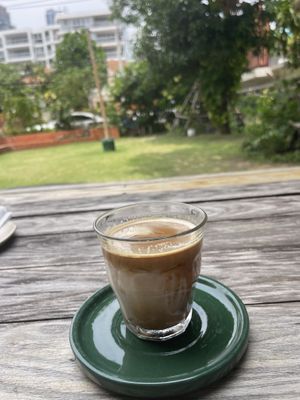 Dirty espresso   at Kynd Kulture in Bangkok
