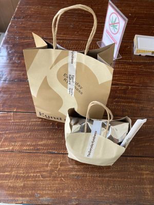 Delivery via grab  at Kynd Kulture in Bangkok