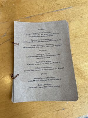 Speisekarte April 2023  at Tonka in Frankfurt