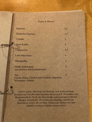 Drink menu august 2023  at Tonka in Frankfurt