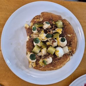 Kimchi omelette at Tonka in Frankfurt