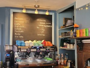 Hot Drinks Menu at The Wild Oak Cafe in Llanidloes