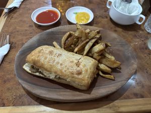   at Catapilcana Vegana in Santiago