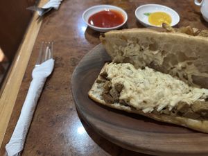   at Catapilcana Vegana in Santiago