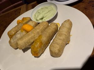 Tequenos   at Catapilcana Vegana in Santiago