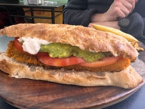 Palos Quemados Italiano  at Catapilcana Vegana in Santiago