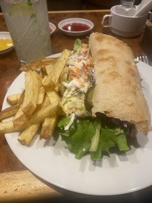   at Catapilcana Vegana in Santiago