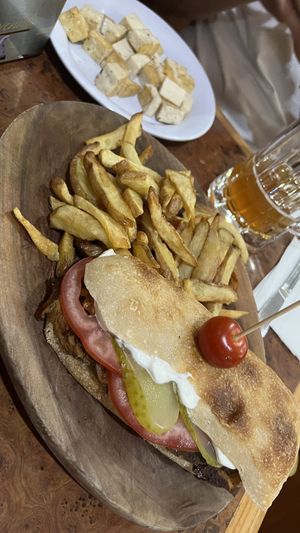   at Catapilcana Vegana in Santiago