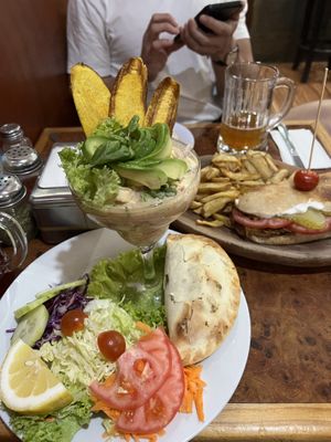   at Catapilcana Vegana in Santiago