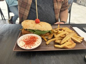   at Catapilcana Vegana in Santiago