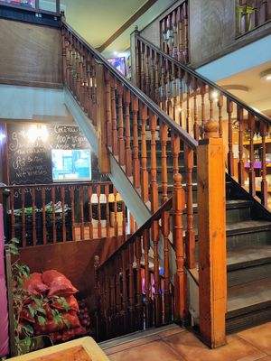 Inside at Catapilcana Vegana in Santiago