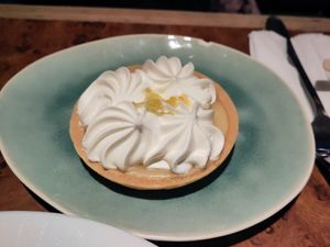 Lemon Pie at Catapilcana Vegana in Santiago