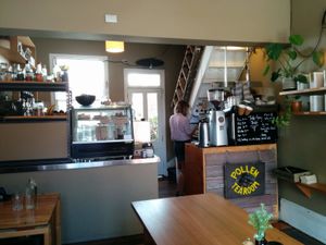 interior at Pollen Tea Room in Battery Point