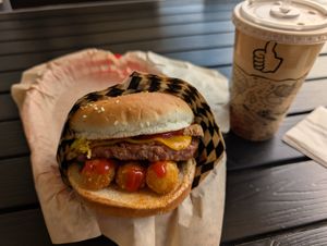 Breakfast burger at Nice Burger in Mission Viejo