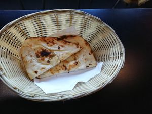 Roti (very fluffy) at The Soup Stop in Hobart