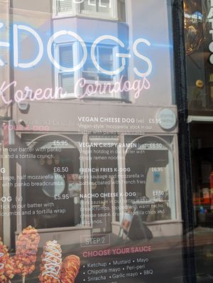 Menu at The Deli in Brighton