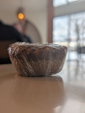 Vegan pecan cheesecake at Aladdin's Eatery in Boardman