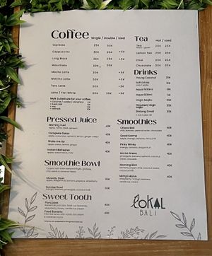   at Lokal Cafe Bali  in Kuta