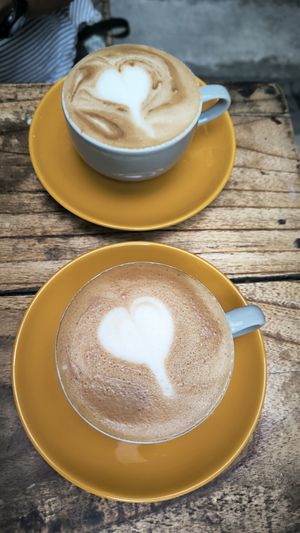 Capuchino with oat milk at Lokal Cafe Bali  in Kuta