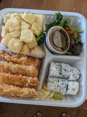 Tofu teriyaki at Vegan Shoku in Vancouver