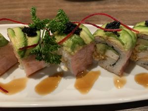 Tuna avocadoo #Veganuary at Vegan Shoku in Vancouver