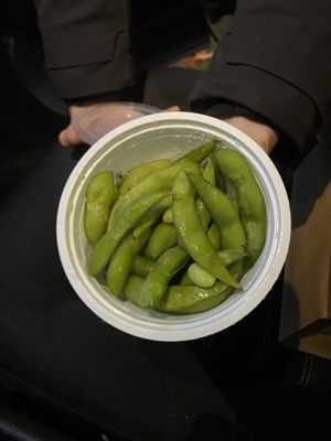 Edamame  at Vegan Shoku in Vancouver