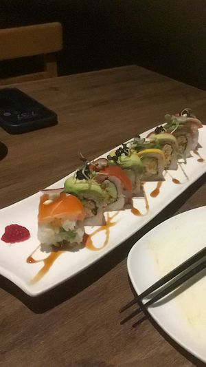 Sushi  at Vegan Shoku in Vancouver