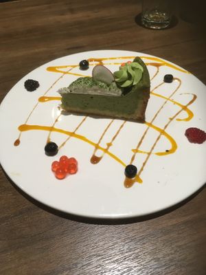 Cheesecake at Vegan Shoku in Vancouver
