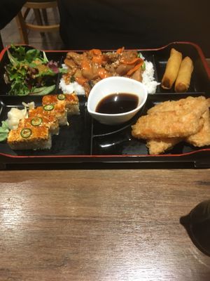 Bento box  at Vegan Shoku in Vancouver