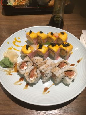 Sushi at Vegan Shoku in Vancouver