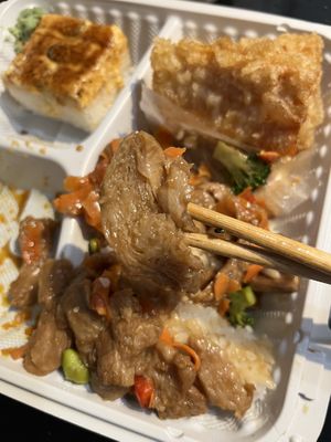 Teriyaki chicken   at Vegan Shoku in Vancouver