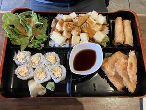 Tofu Teriyaki Lunch Box  at Vegan Shoku in Vancouver