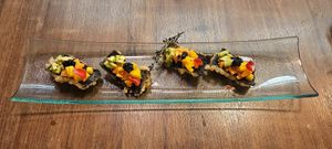 Vegan Salmon Tartare at Vegan Shoku in Vancouver