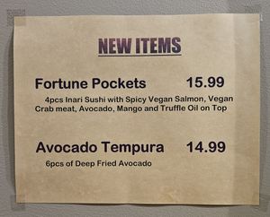  at Vegan Shoku in Vancouver