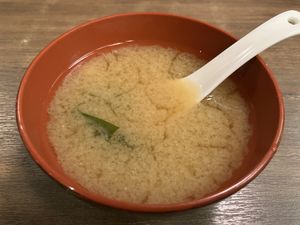 Miso  at Vegan Shoku in Vancouver