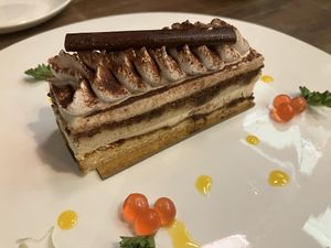 Tiramisu  at Vegan Shoku in Vancouver