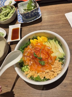 Buddha bowl   at Vegan Shoku in Vancouver