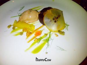 M.A.K.E.'s raw chocolate walnut cake. Spectacular! at M.A.K.E. Raw Cuisine in Santa Monica