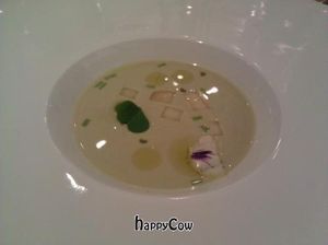 Soup at M.A.K.E. Raw Cuisine in Santa Monica